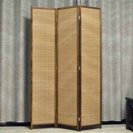中式屏风隔断折屏仿古做旧折叠屏风日式客厅竹玄关新复古实木屏风|ruв категории жилой мебели, ширма/цветок окно, складные экран - от Buy2taobao.com для оказания профессиональной услуги покупки агента Taobao