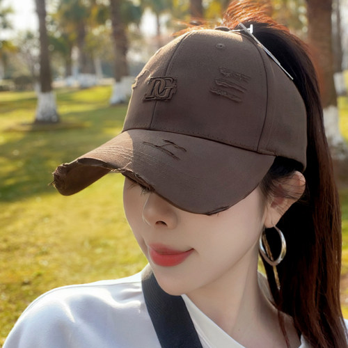 显脸小棒球帽鸭舌帽防晒遮阳帽