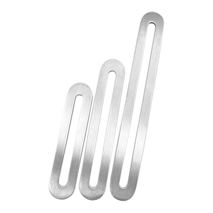304不锈钢全孔挡片可调节通孔直片固定器支架挡板金属钢片铁片