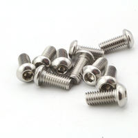 304 stainless steel disk head machine stud, round head screw, semi-round head, round cup, hexagon socket bolt M3, M4, M5, M6, M8 thumbnail 4
