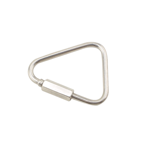 源生304不锈钢三角连接环梅陇锁 快速接环 绳索快挂锁扣 m4M5M6M8