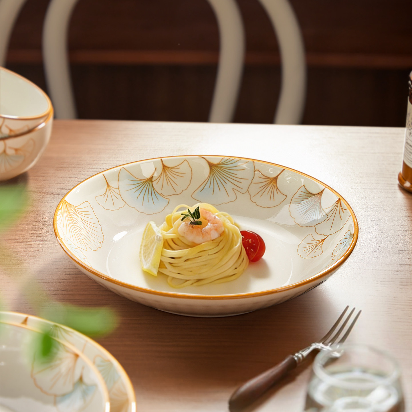 釉下彩盘子菜盘家用2026新款陶瓷碗碟餐具高颜值炒菜碟子加热餐盘,餐饮具,盘,淘宝优惠券,粉丝福利购,淘宝优惠卷