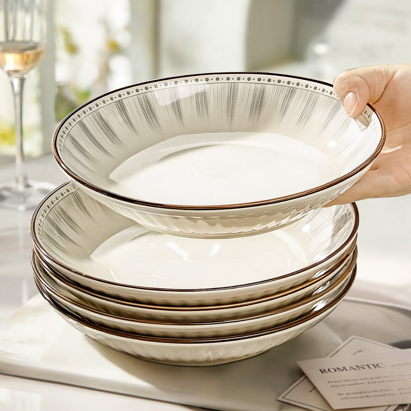 日式盘子菜盘家用陶瓷2022新款