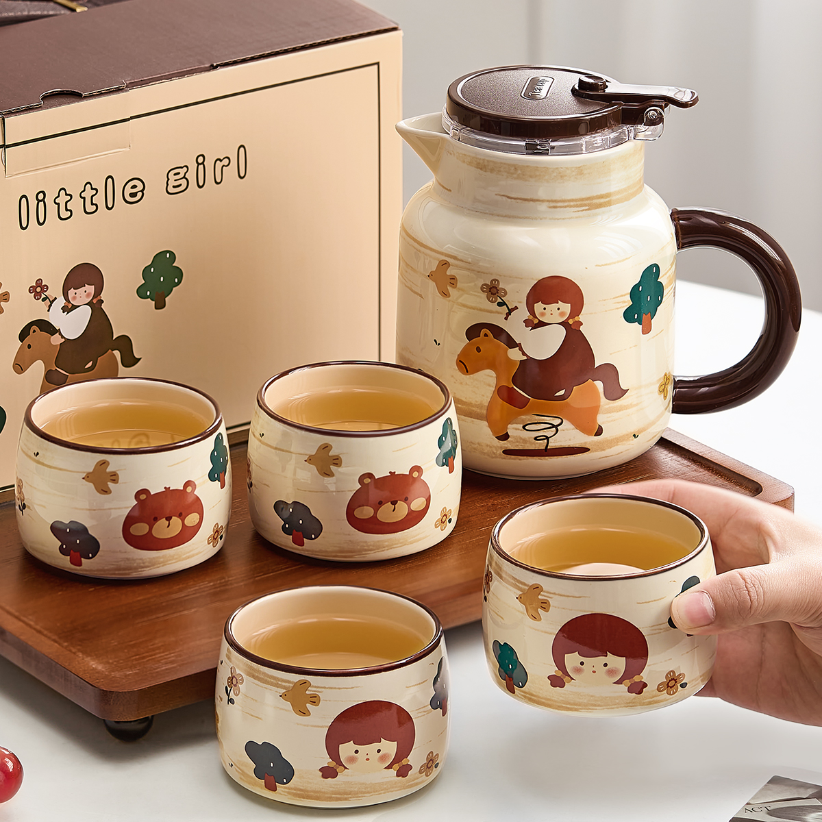 茶壶家用喝水杯茶具套装马克杯