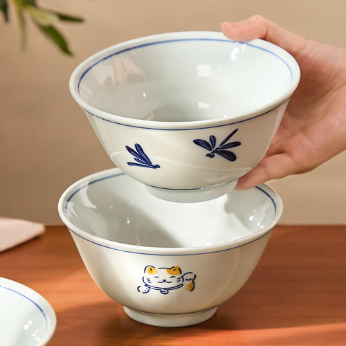 中式米饭碗高颜值吃饭小碗
