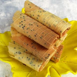 新品现做蛋卷 浙江临海特产炒米糖 传统手工制鸡蛋卷 易碎慎拍