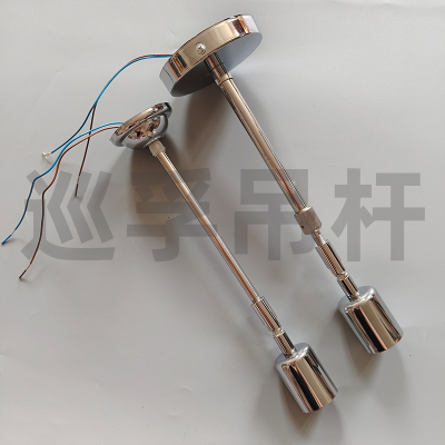 E27万向灯头201不锈钢吊杆伸缩杆灯箱广告标志拖碗疏散指示灯具