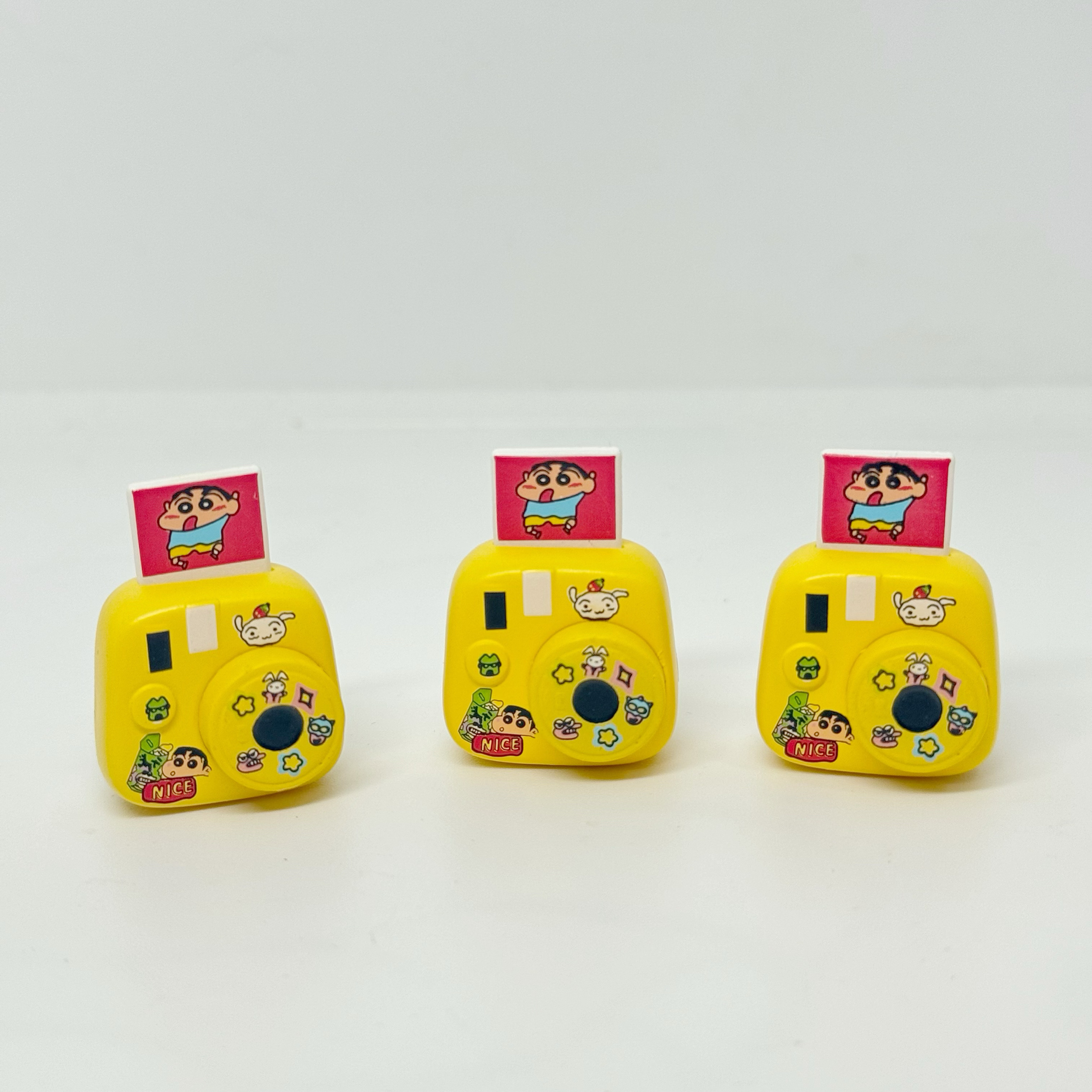 仿真可爱蜡笔小新拍立得微缩迷你配件 diy奶油胶装饰串珠摆台材料