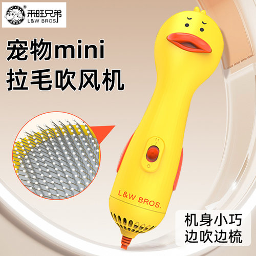 来旺兄弟狗狗吹风拉毛一体机宠物吹风机比熊拉毛泰迪洗澡嘴毛神器