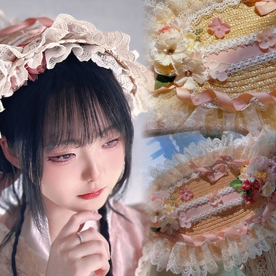 汉洋折衷波奈特扁帽猫尾家重工