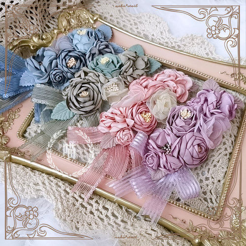 『尾巴』lolita花丸手作圣诞dcla优雅汉洋折衷超大边夹搭BNT花丸