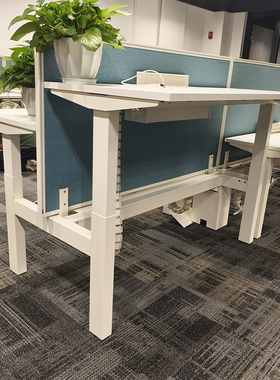 HermanMiller赫曼米勒手动升降桌办公桌工位职员桌站坐交替工作台