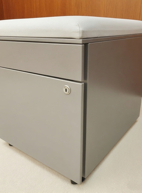 海沃氏haworth文件柜办公柜桌底柜储物柜带轮移动推柜收纳资料柜