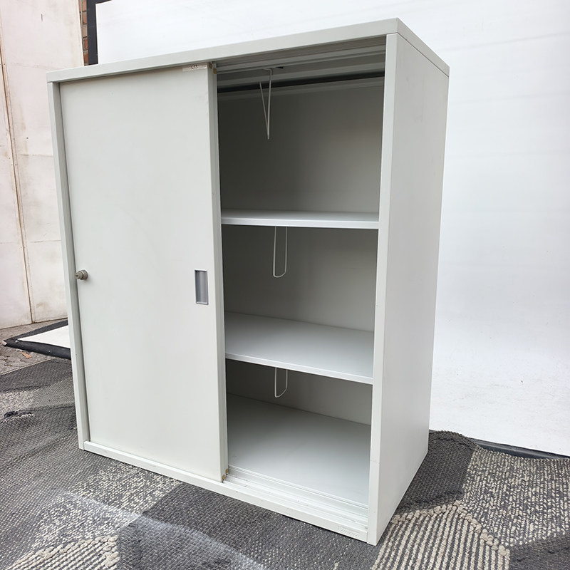 STEELCASE世楷钢制文件柜资料柜移门柜储物档案柜中柜财务凭证柜