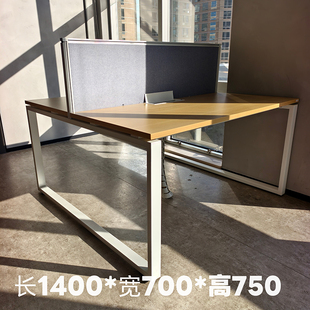 直条办公桌简约现代屏风工位桌4人6人组合职员桌电脑桌卡位工作台