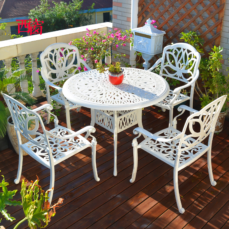 户外桌椅庭院铸铝阳台欧式花园