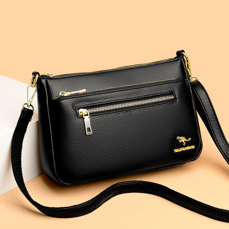 品牌真皮包包2024新款潮腋下女士包包时尚中年妈妈单肩斜挎小包女