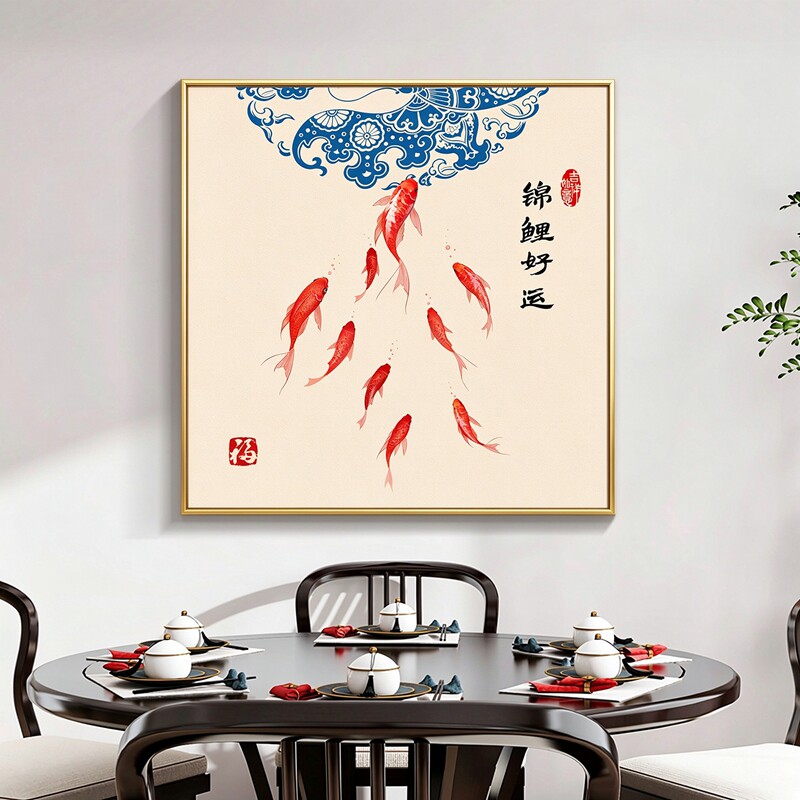 餐厅桌装饰画客厅背景墙壁画