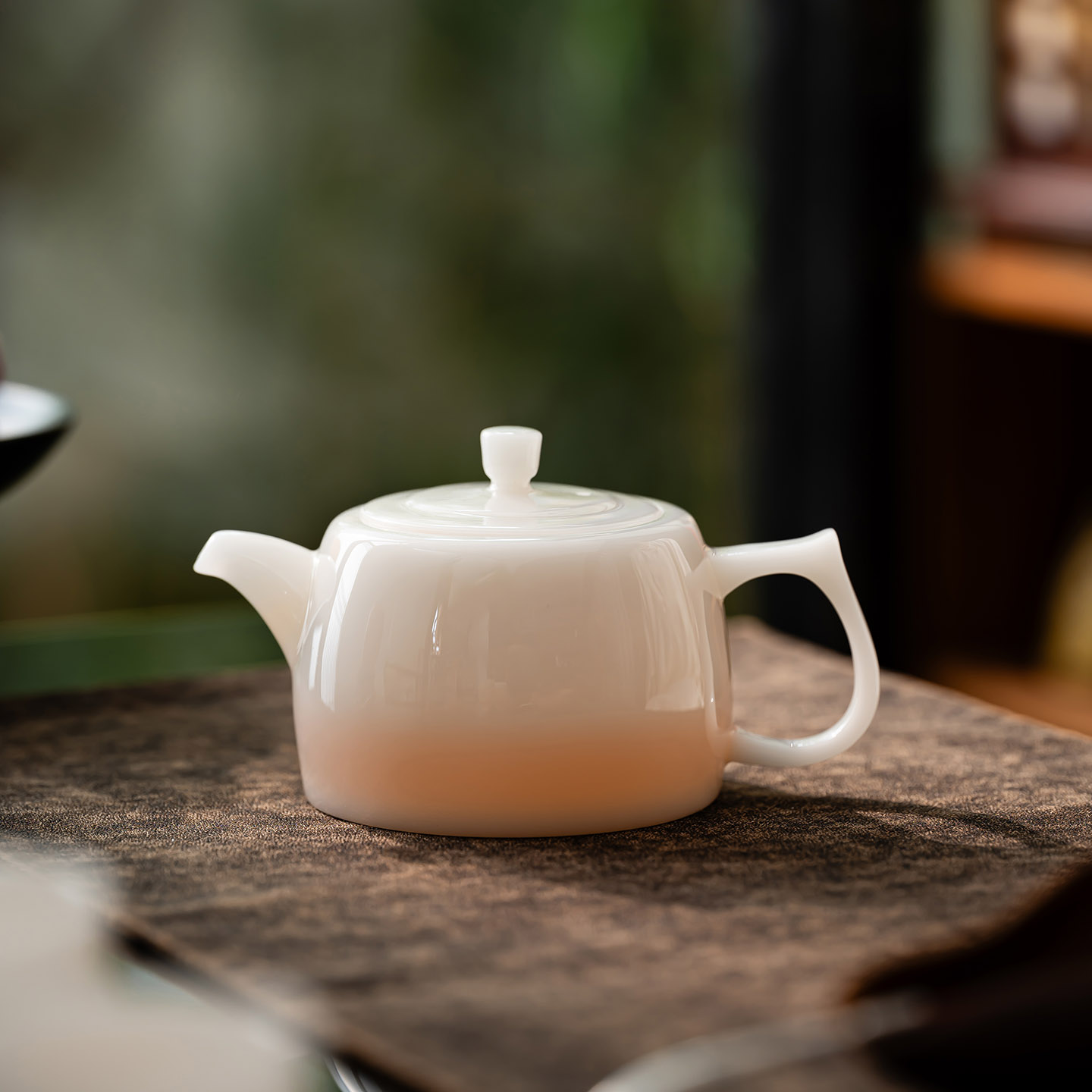 璞玉茶壶家用井栏壶泡茶功夫茶具茶道高档单壶大容量冰种玉瓷水壶