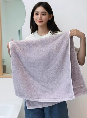 小号浴巾2025新款全棉纯棉女男款成人小浴巾擦澡加大毛巾50x100cm