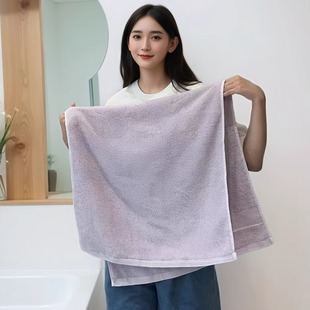 小号浴巾2025新款全棉纯棉女男款成人小浴巾擦澡加大毛巾50x100cm
