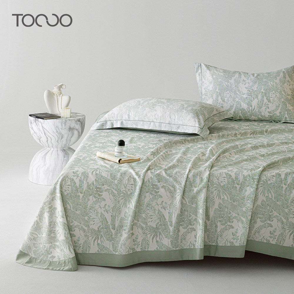 TOCCOTocco/洮卡 天丝竹纤维软凉席三件套 绿野 5尺/6尺通用