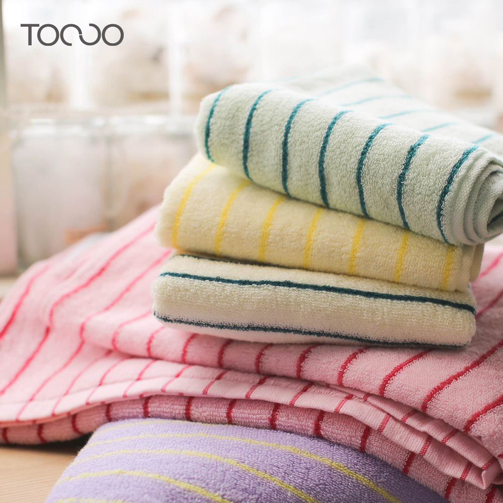 Tocco/洮卡 新疆棉系列假日面巾 4条装 混色随机发