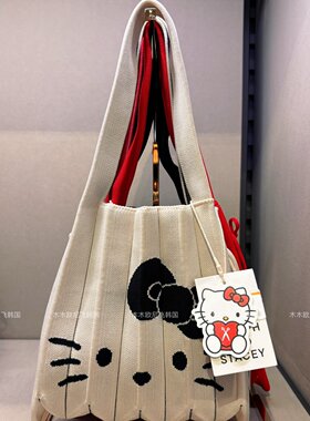 hellokitty褶皱包三丽鸥手提包