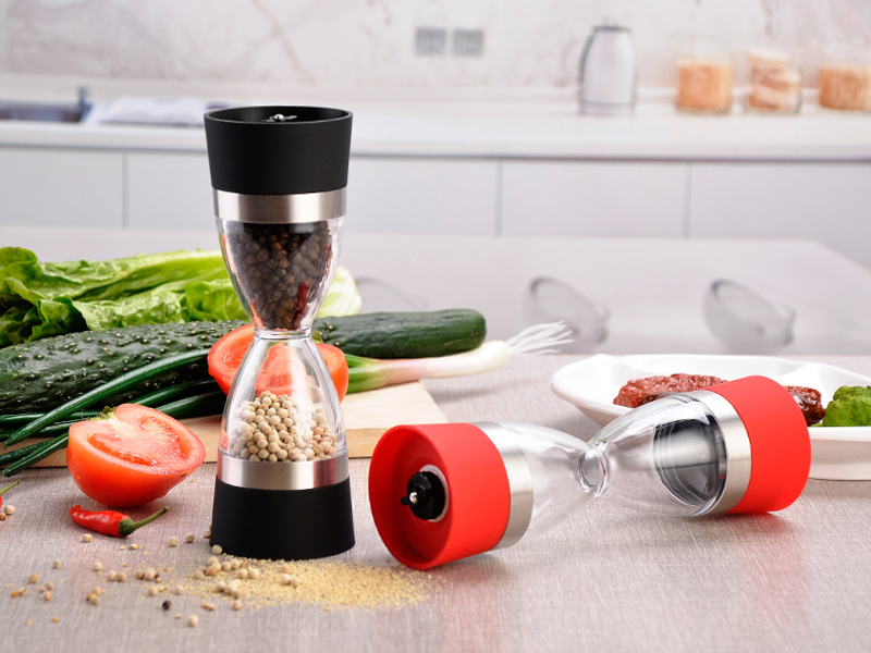 不锈钢胡椒磨 两用研磨器 花椒磨盐磨 西餐手摇黑胡椒调料研磨器,厨房/烹饪用具,调味瓶罐/调料研磨器,淘宝优惠券,粉丝福利购,淘宝优惠卷
