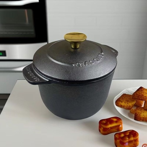 饭斧铸铁纯铁无涂层微压焖米饭电磁炉燃气灶通用