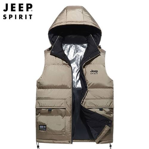 JEP吉普马甲秋冬加厚保暖