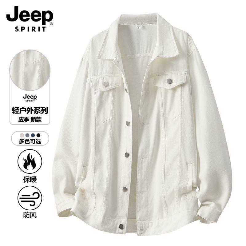 JEP吉普复古水洗牛仔外套