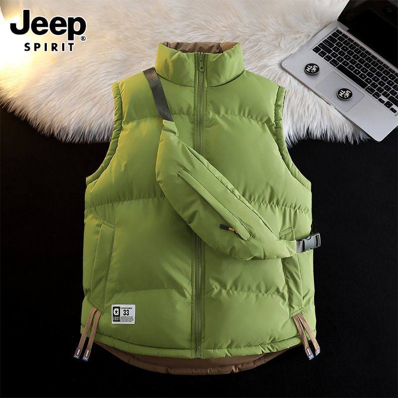 JEP吉普两面穿马甲男款冬