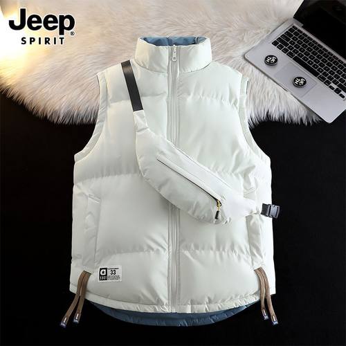 JEP吉普两面穿马甲男款冬