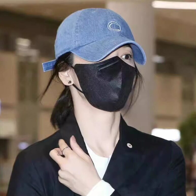 韩国时尚潮流帽子宋慧乔同款牛仔蓝棒球帽夏季防晒鸭舌帽女