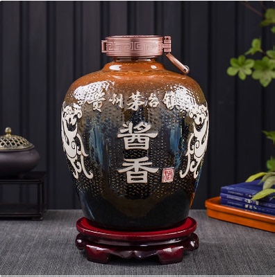 复古礼盒包装全套空酒瓶子酒罐