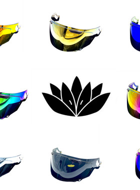 Asrk头盔电镀镜片七宝原创设计高遮阳率适用于rx7x xd neo GX型号