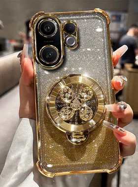 适用荣耀200手机壳400pro带支架honor300 x9c x9a x9b解压100可旋转90 80 70x60x50畅玩40x30X9d20x10 smart