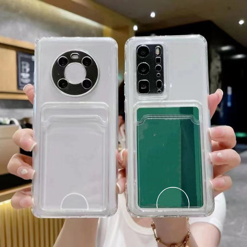 后背零钱包卡片收纳插卡槽手机壳