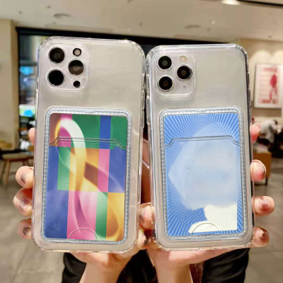 适用荣耀200手机壳背夹400插卡8X9C100荣耀60华为v30荣耀50卡包70畅玩40卡槽零钱卡片收纳honor90lite荣耀x50