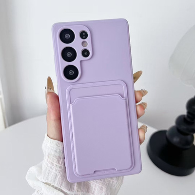 后背零钱包卡片收纳插卡槽手机壳