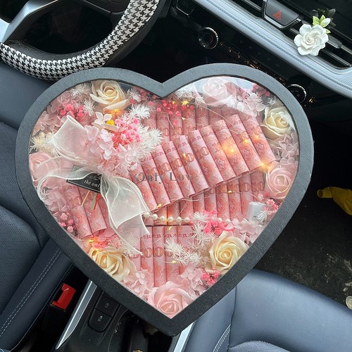 超大爱心永生花礼盒生日礼物