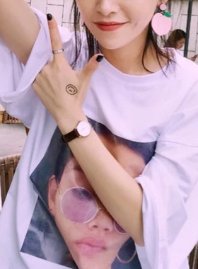 笑脸纹身贴玩味tattooGD同款