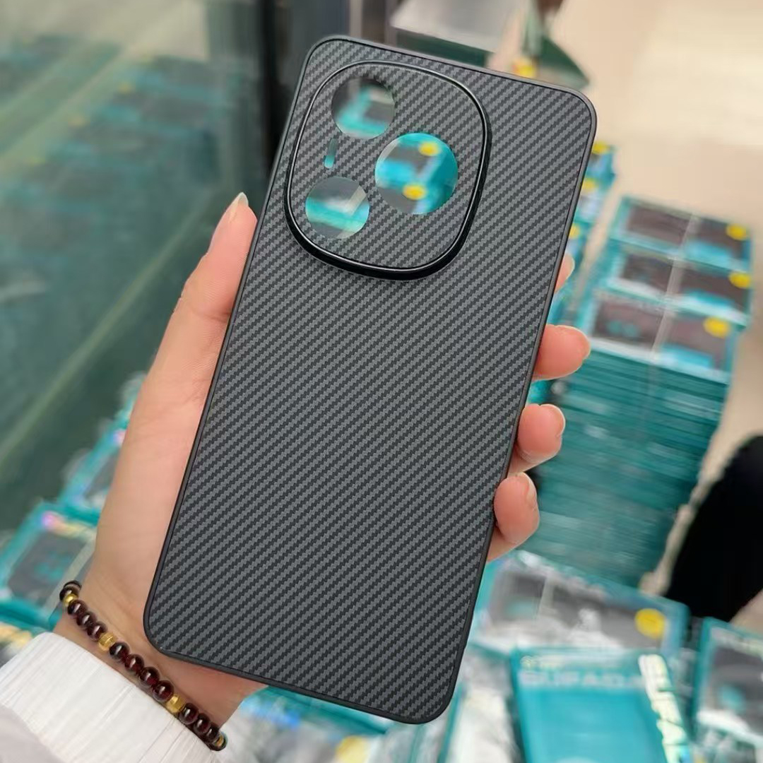 皮质碳纤维壳 适用 X300 FindX9 Magic8Pro 小米17ProMax 华为 P80 Mate70  Mate60PRO 荣耀400Pro 手机壳