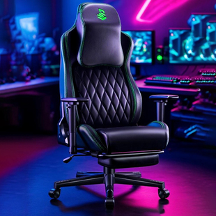 电竞椅家用电脑椅男生搁脚可躺游戏升降学生办公人体工学转椅YS