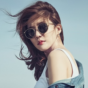 刘仁娜同款墨镜女韩版潮复古小框圆形太阳镜偏光金属眼镜可配近视