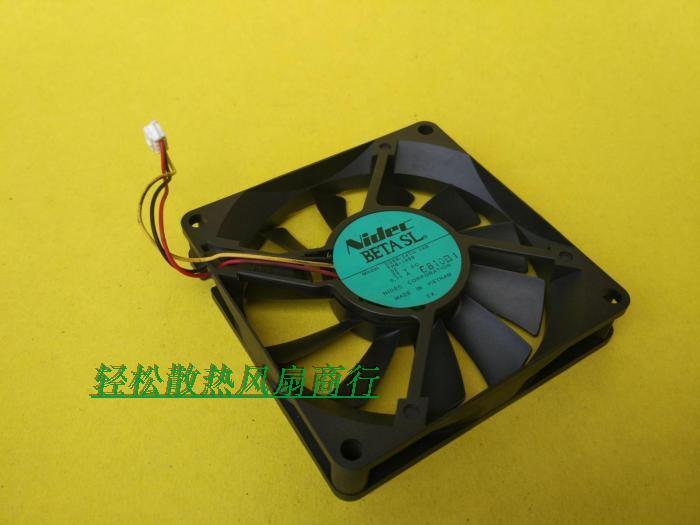 Nidec 8CM/厘米8015 24V0.11A超薄 变频器散热风扇 D08R-24TH 03B