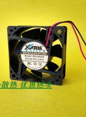 台湾欣瑞联RDL6025S 12V 0.07A 6CM静音机箱电源电脑CPU散热风扇