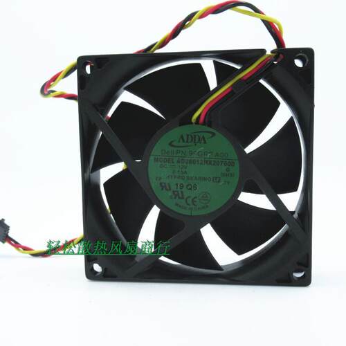 ADDA 8020 12V 0.15A 8CM 8厘米 3线 机箱风扇 AD08012HX207600