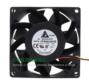 台达 8038 /12038 9038大风量变流器风扇 FFB0824EHE 24V 0.75A